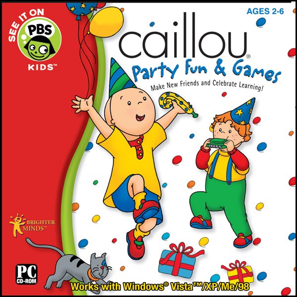 Caillou Party Fun and Games Software  ™ Shopping   Big