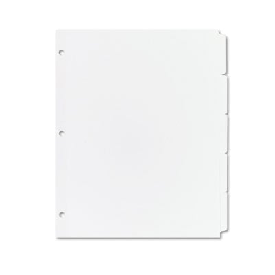 Avery 11506 Recycled Plain 5 tab White Tab Dividers (box Of 26)
