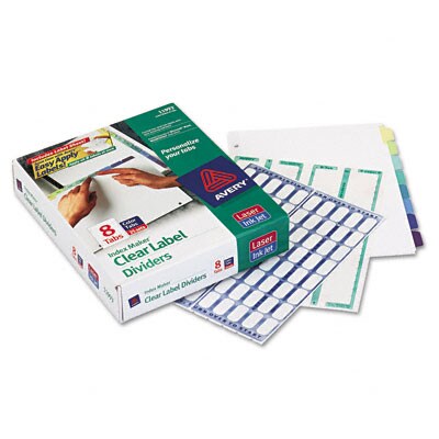 Avery 11993 Index Maker Clear Label Dividers