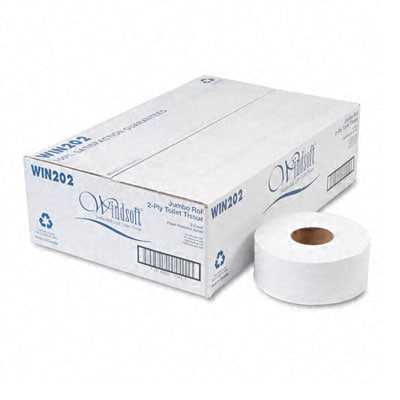 Shop Jumbo Roll Two-ply Toilet Tissue - (12 Rolls/ Carton) - Free ...