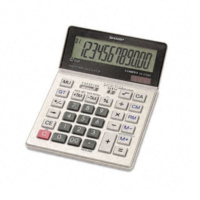 Sharp VX2128V Portable Desktop Handheld Calculator Today $49.99