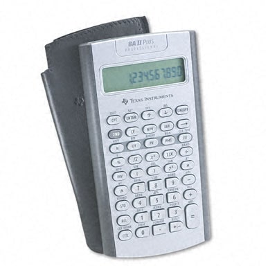 Texas Instrument BAIIPlus PRO Financial Calculator  