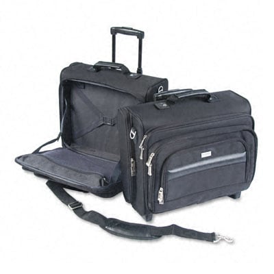 Dual access Rolling Notebook Computer Case/overnighter