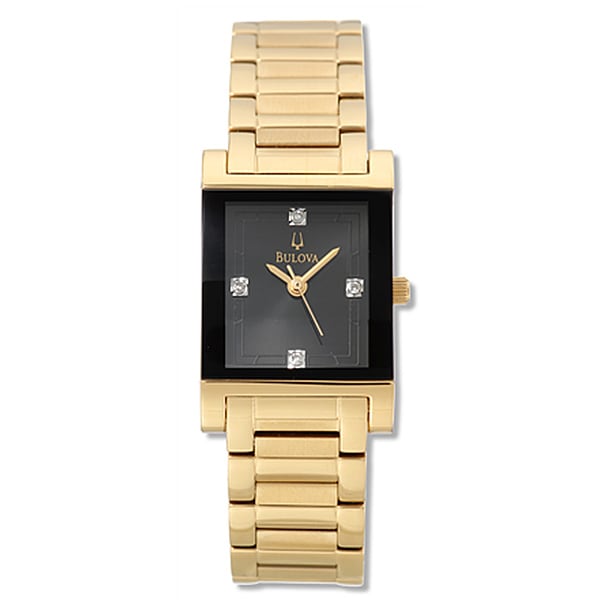 Bulova Womens Goldtone Quartz Watch