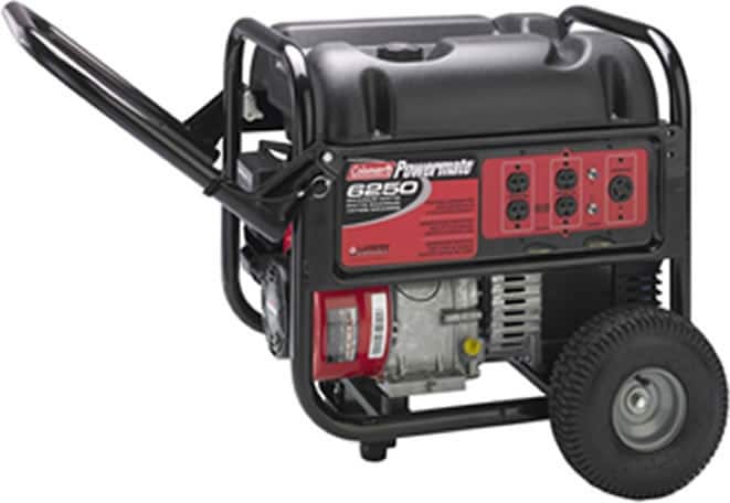 Shop Coleman Powermate 5000 Watt Portable Generator - Free Shipping ...