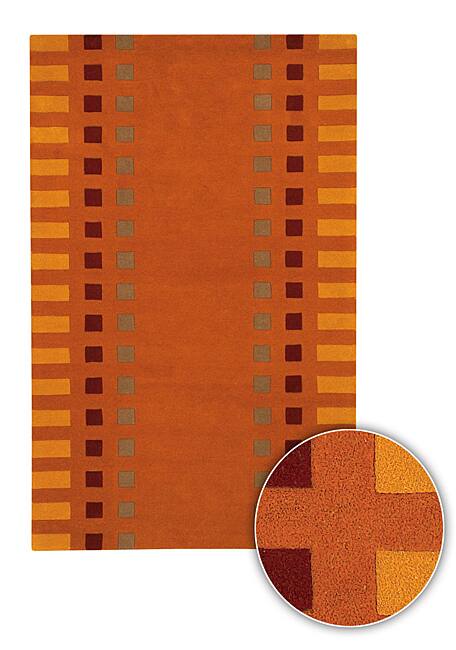 Hand-tufted Mandara Rug (8' x 11')