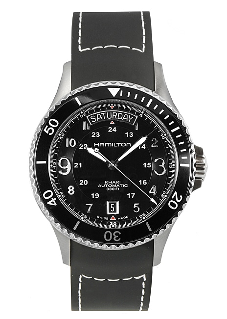 Hamilton Khaki King Scuba Black Divers Watch  