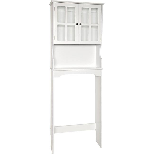 White Bathroom Space Saver