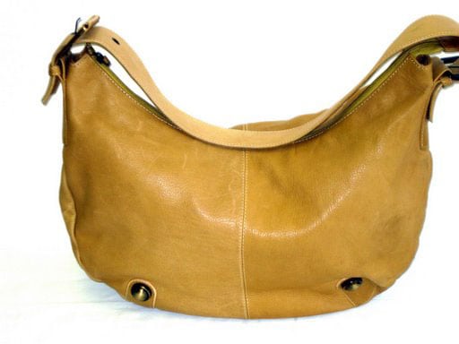 Leather Camel Handbag  