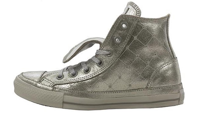 Converse Chuck Taylor Silver Hi top Shoes  