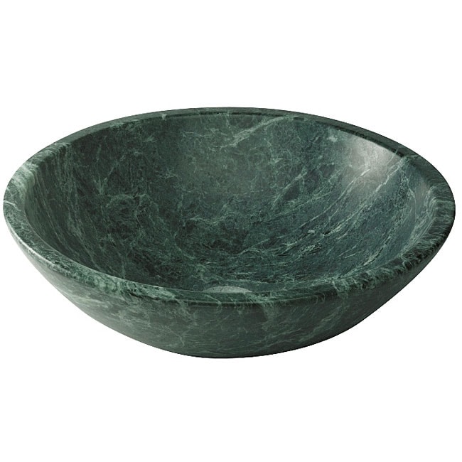 DeNovo Emerald Marble Green Vessel Sink Set  