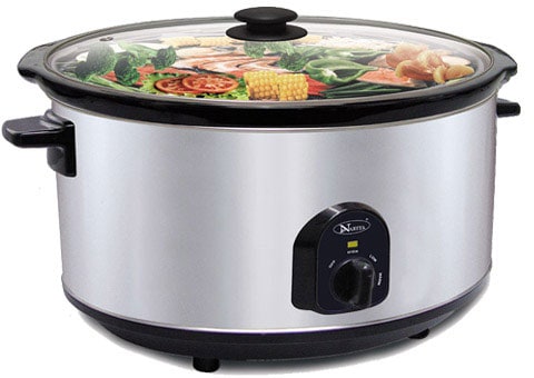 Stainless Steel 8.5 quart Slow Cooker Today $55.99