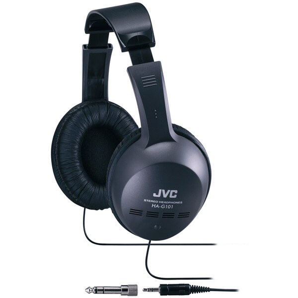JVC HA G101 Black Closed Ear Headphones  