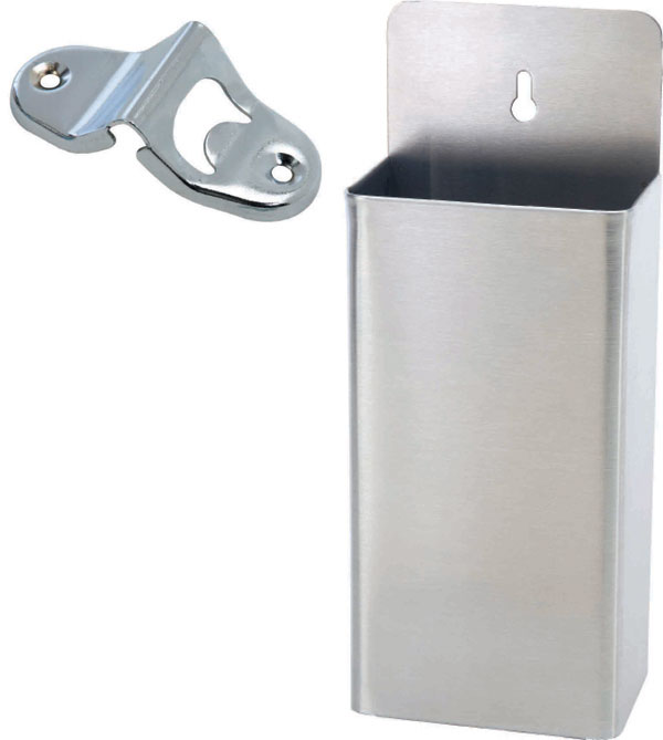 Stainless Steel Bottle Cap Catcher / Bottle Opener Free Shipping