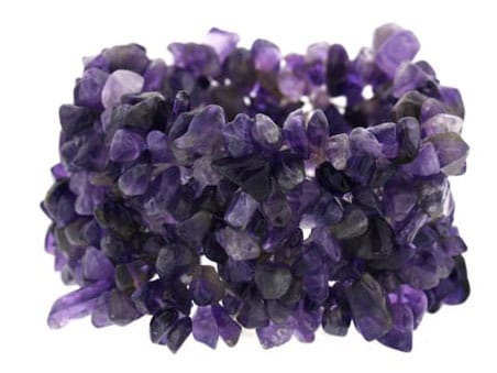   row amethyst chip stretch bracelet msrp $ 39 00 sale $ 13 49 off msrp