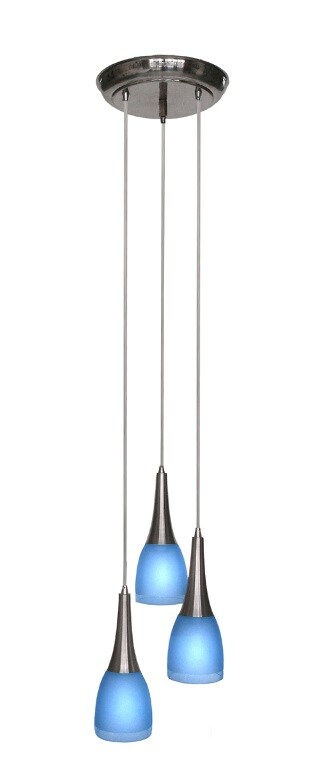 light Blue Hanging Pendant Lamp  