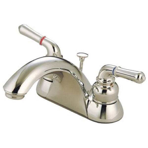Naples Centerset Satin Nickel Bathroom Faucet