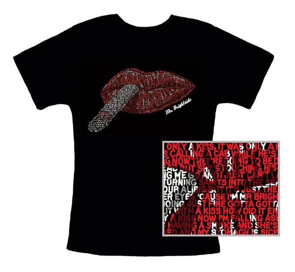 The Killers 'Mr. Brightside' Lyrics Women's T-shirt - 11177043 ...