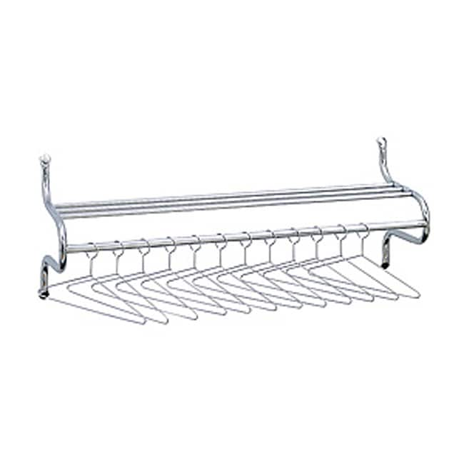 Safco Chrome Garment Rack With Hangers - Free Shipping Today ...