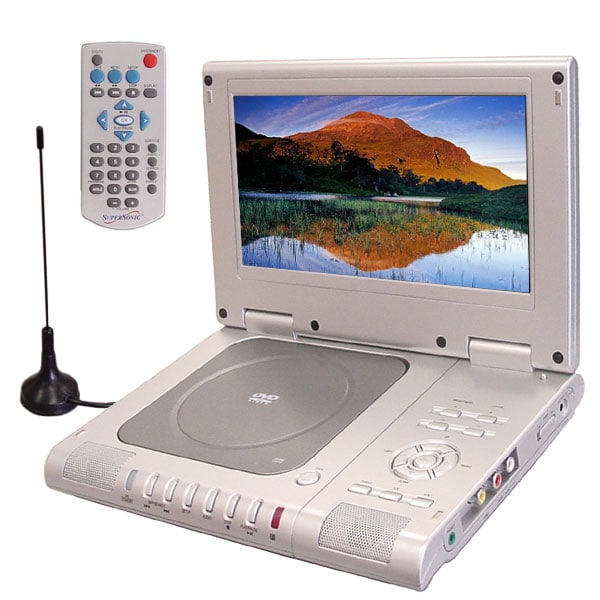 Supersonic 9inch LCD portable DVD player with TV Free Shipping Today