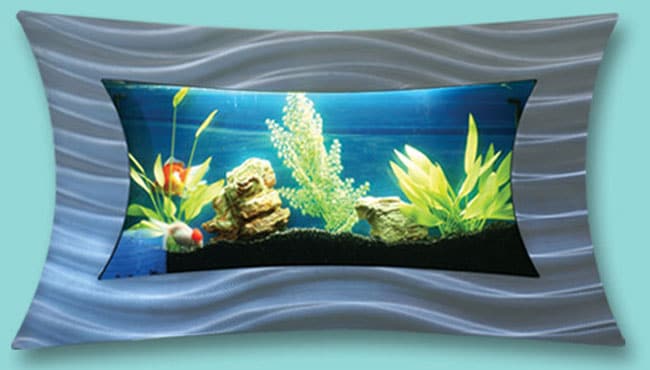 Artquarium Small Concave Wall mounted Aquarium  