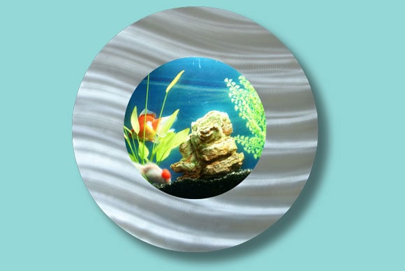 Artquarium Bubble Porthole Wall mounted Aquarium  