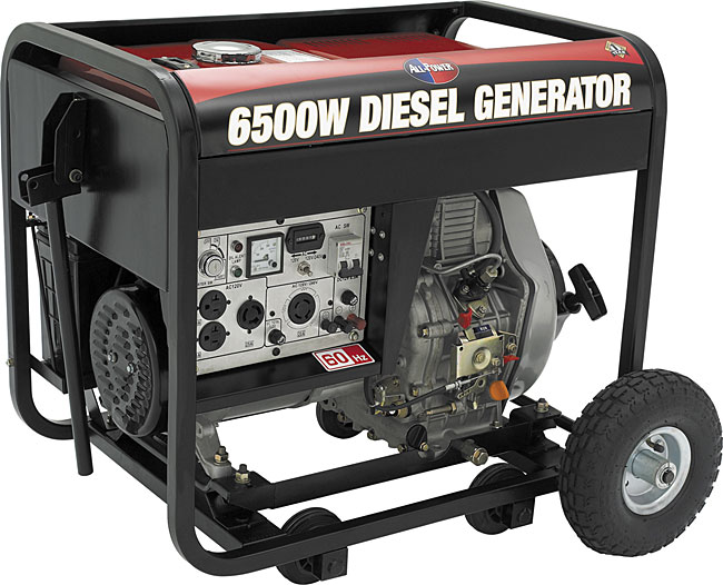 6500 watt 10HP Diesel Generator Shop Equipment