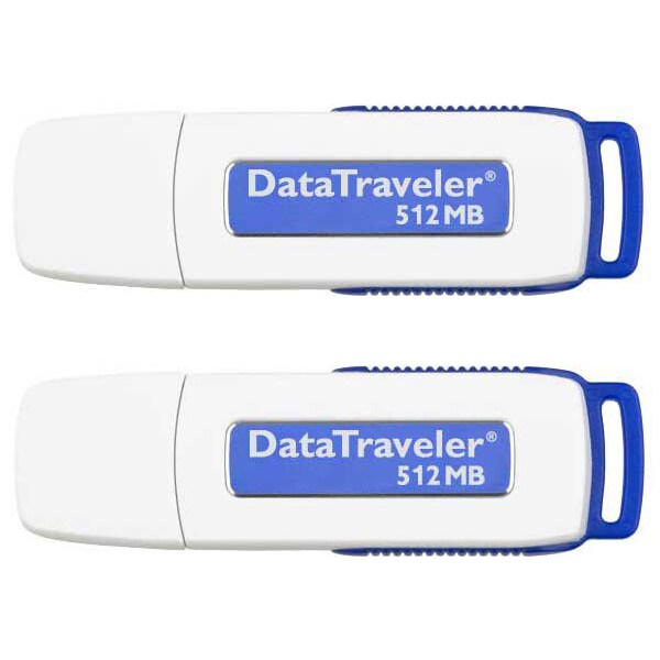 Kingston DataTraveler 512MB USB Flash Drive (Case of 2)   