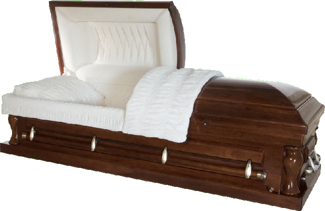 Natural Cherry Extraordinaire Wood Casket  