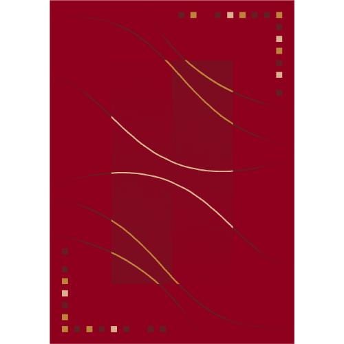 Sojourne StainMaster Red Rug (78 x 109)  