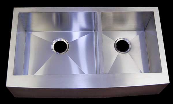 Stainless Steel 42-inch Double Bowl Sink