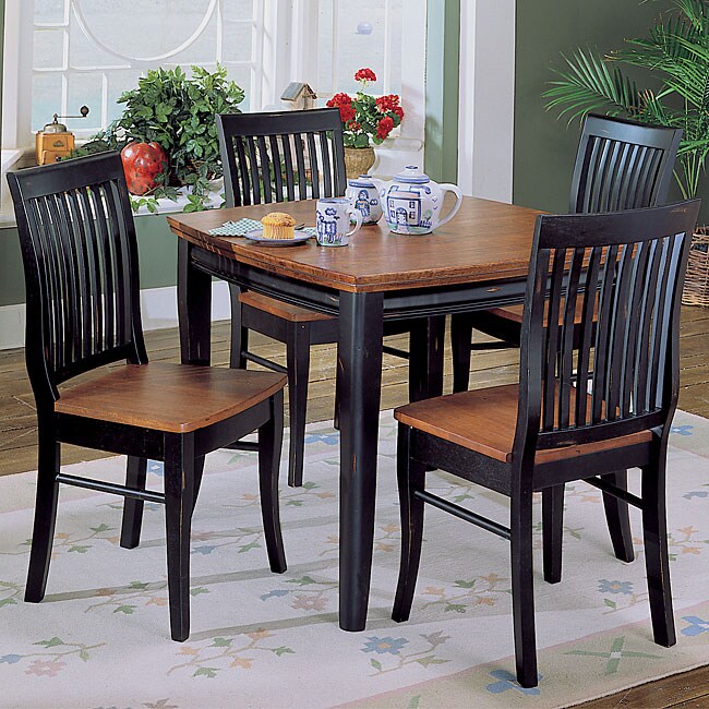 Newport 5-piece Black Dining Set - Free Shipping Today - Overstock.com