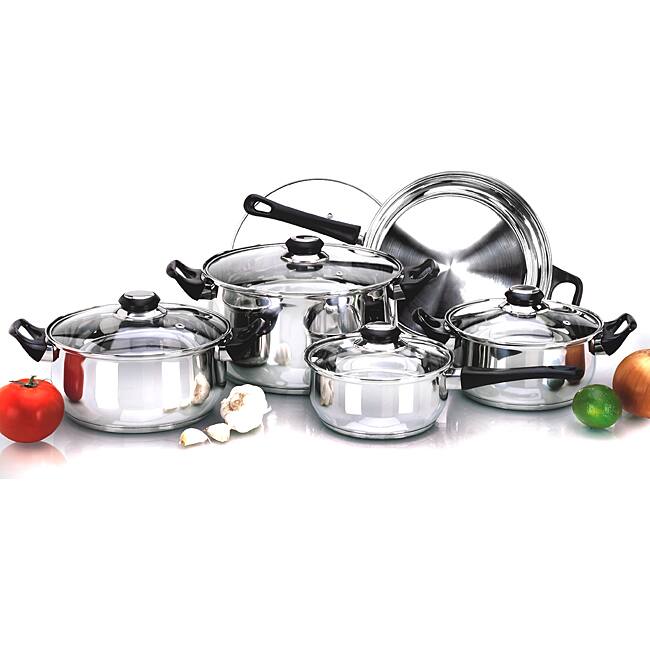 Stainless Steel 10-piece Durable Cookware Set