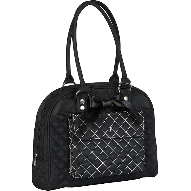 JP Lizzy Black Tea Cate Diaper Tote  