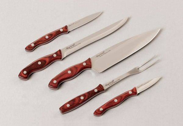 Buck Knives Americraft Classic 5 Piece Cutlery Set Free Shipping   L11218181 