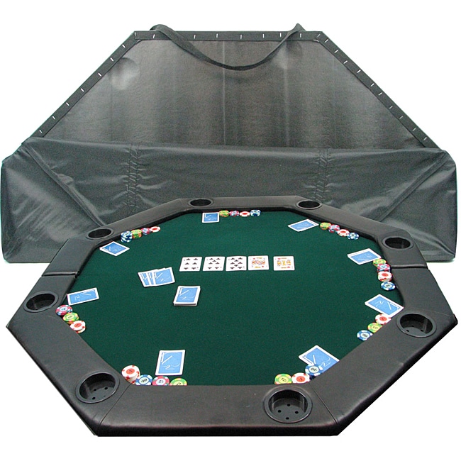 folding poker table with top