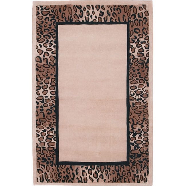 Nourison Hand-tufted Radiance Beige Wool Rug (2' x 3') - 2' x 3'