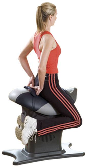 Single-motion Giddyup Core Exerciser