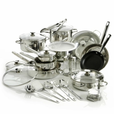 Wolfgang Puck Bistro Elite 27-piece Stainless Steel Cookware Set 