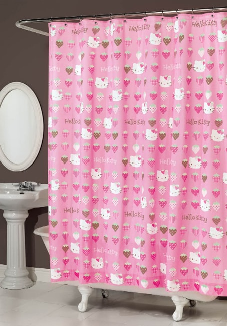 Hello Kitty Strawberry Fabric Shower Curtain  ™ Shopping