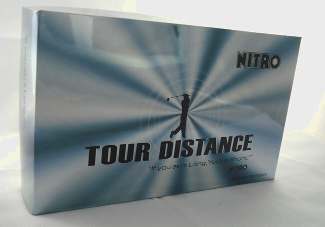 Nitro Tour Distance White Golf Balls (Pack of 45)  