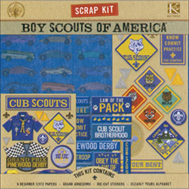 Boy Scouts of America 12x12 Scrapbooking Layouts  