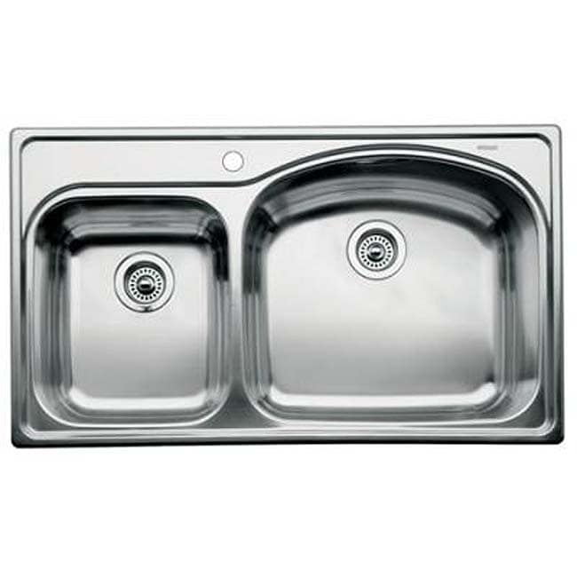 Blanco Stainless Steel Drop in 1 3/4 Bowl Kitchen Sink Kitchen Sinks