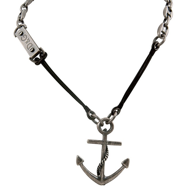 Dolce & Gabbana Mens Anchor Necklace  