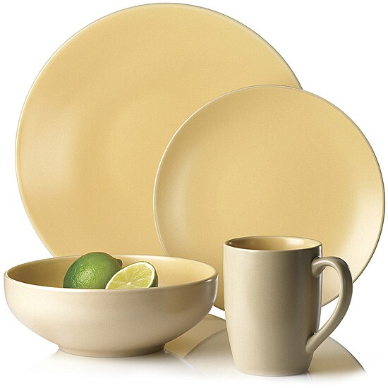 Shop Gibson Paradiso Yellow 32-piece Dinnerware Set - Free Shipping ... Shop Gibson Paradiso Yellow 32-piece Dinnerware Set - Free Shipping ...