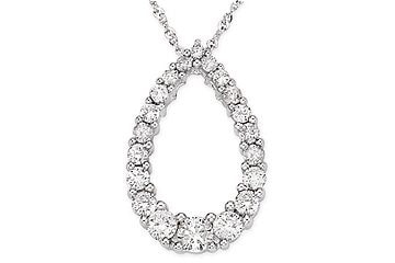 14k Gold 1/2ct TDW Diamond Journey Necklace (H I J, I1 I2)