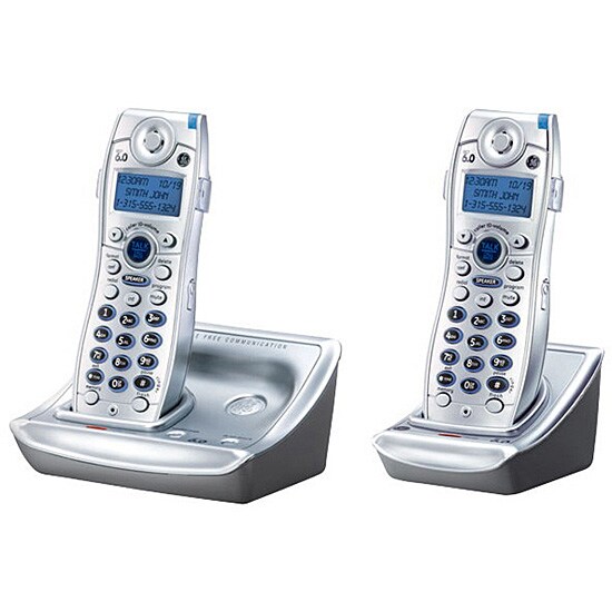 GE DECT 6.0 Cordless Phone Dual Handset - Free Shipping Today