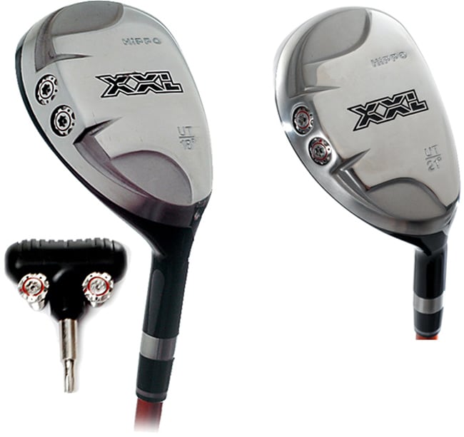 Hippo XXL Graphite Hybrid Clubs (18 and 21 degree)  