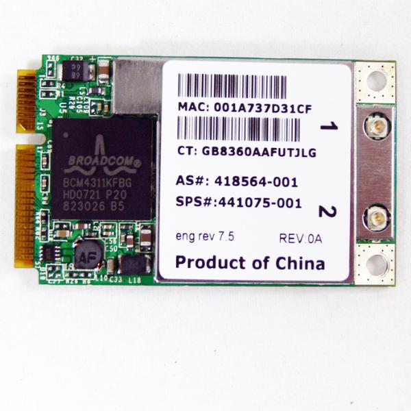 HP 6715B WLAN 802.11 A/ B/ G Mini PCI OEM  
