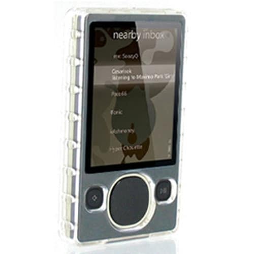 Clear Plastic Crystal Case for Microsoft Zune 80GB  